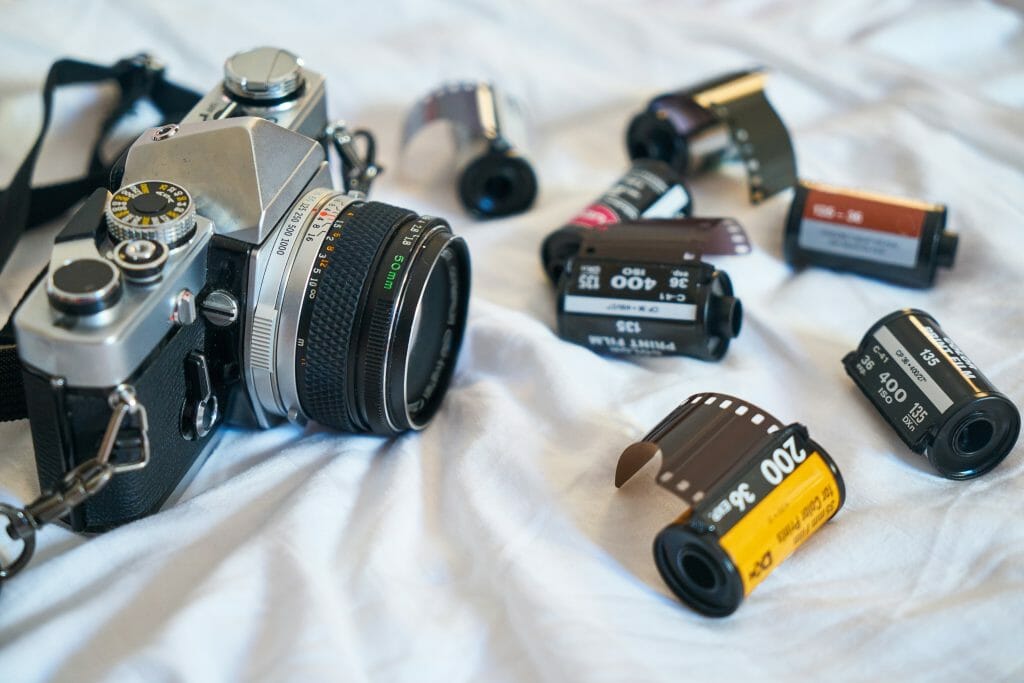 Camera films with different ISO
